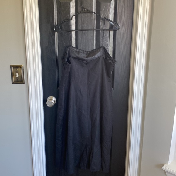 Y2K Jessica Howard Black Spaghetti Strap Dress-Size 12 - Picture 5 of 5